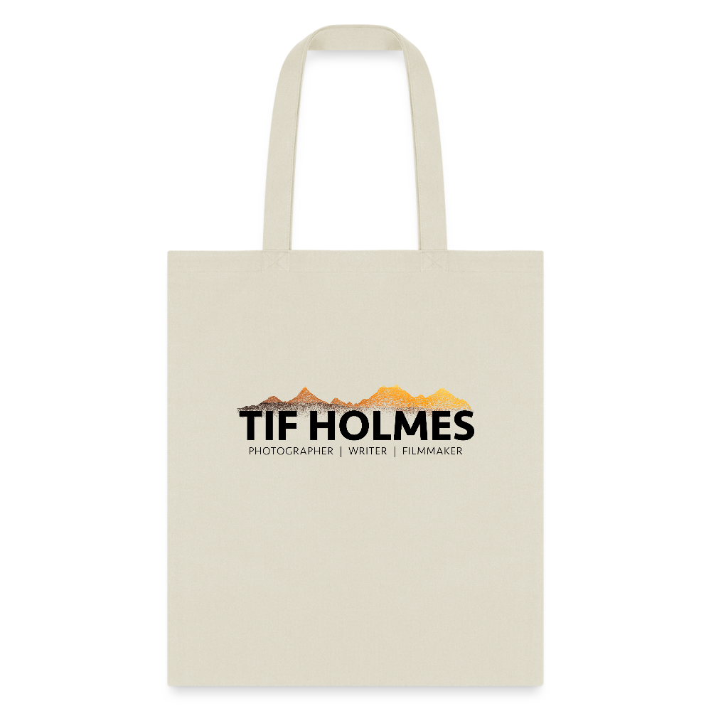 "TIF HOLMES LOGO" Tote Bag - natural