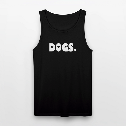 "DOGS" Unisex Tri-Blend Organic Tank - black