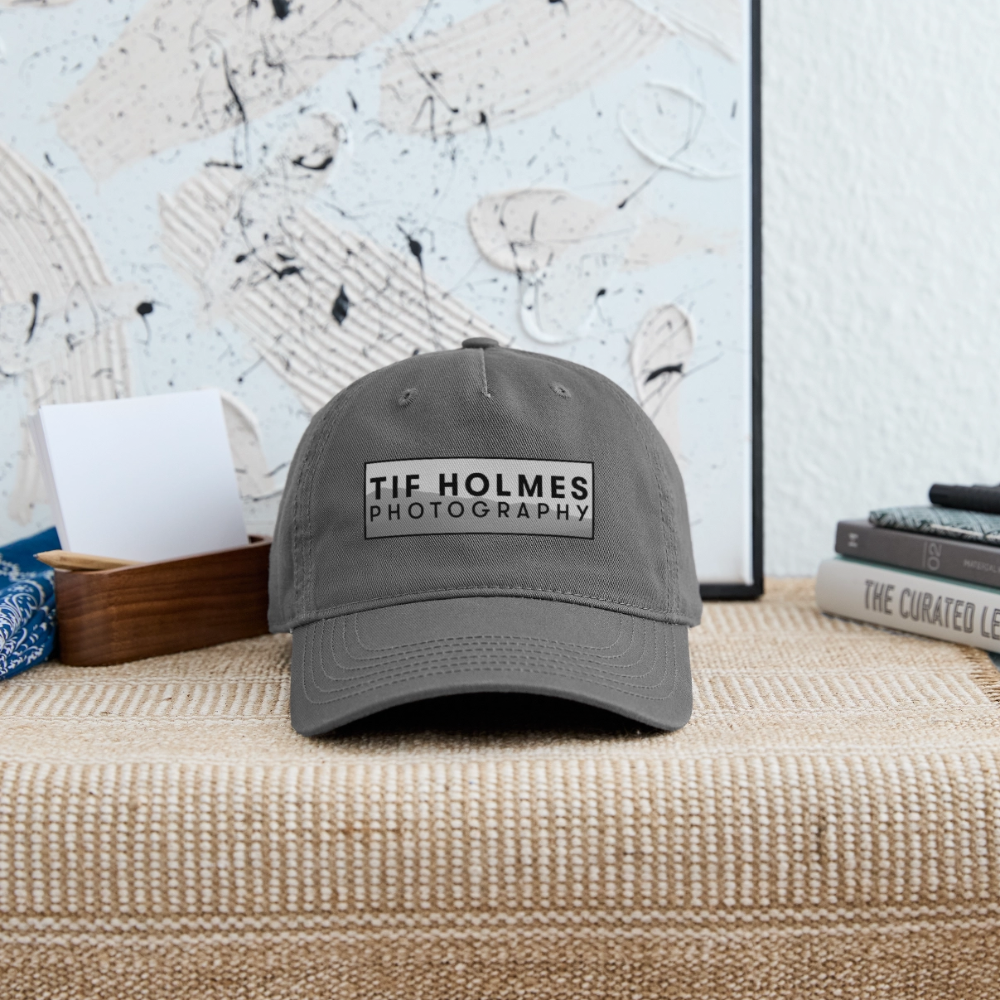 THP Logo Organic Baseball Cap - charcoal