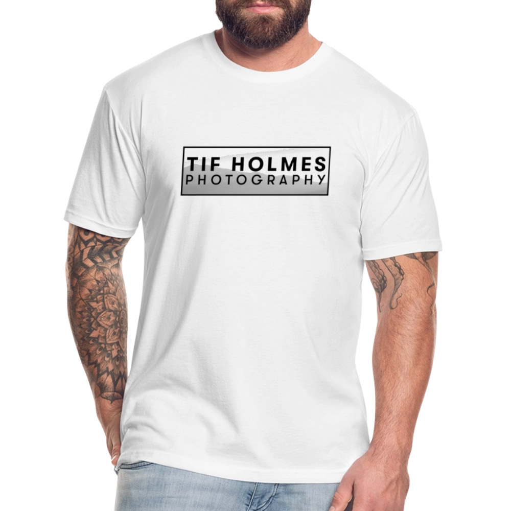 THP Logo Fitted Cotton/Poly T-Shirt by Next Level - white