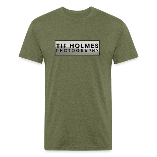 THP Logo Fitted Cotton/Poly T-Shirt by Next Level - heather military green