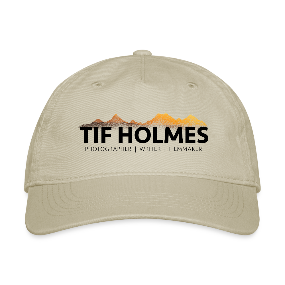 "TIF HOLMES LOGO" Organic Baseball Cap - khaki