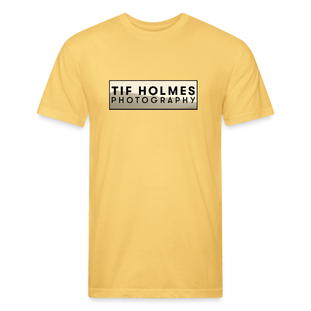 THP Logo Fitted Cotton/Poly T-Shirt by Next Level - pastel yellow