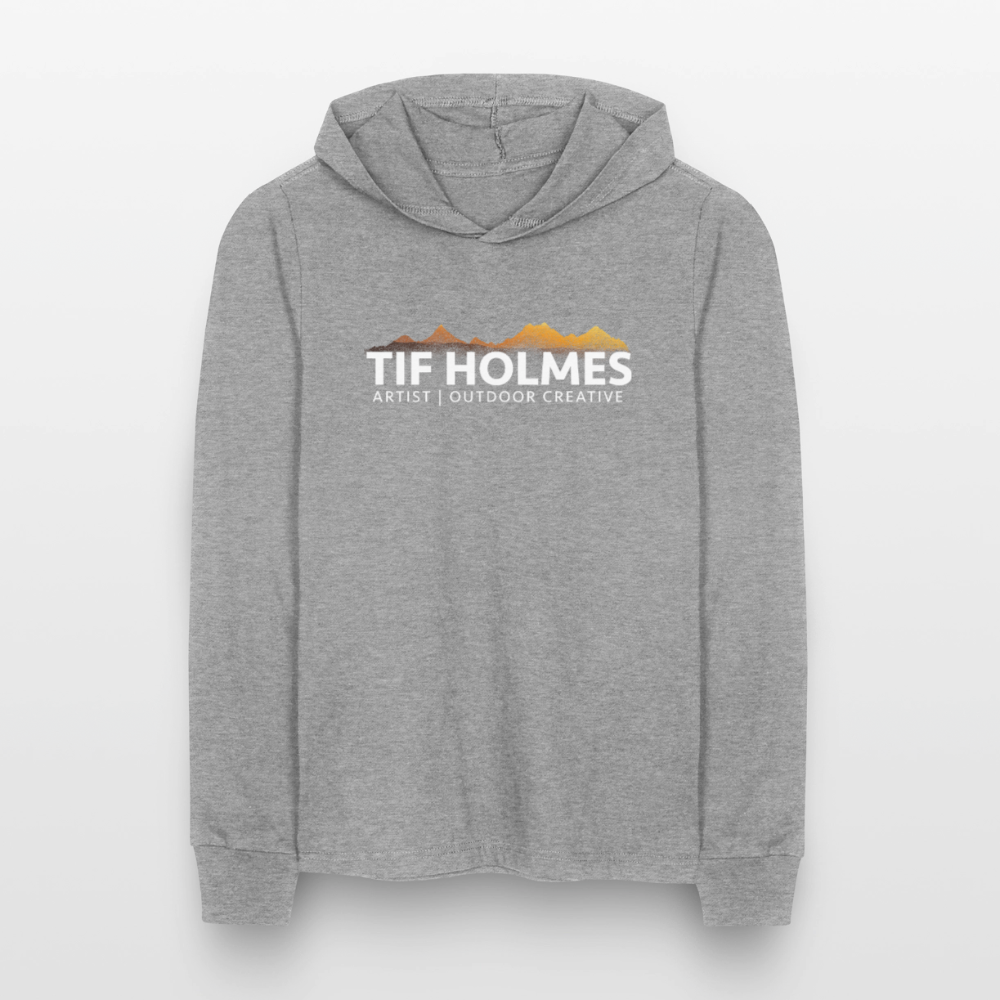 Unisex Long Sleeve Hoodie Shirt - heather grey