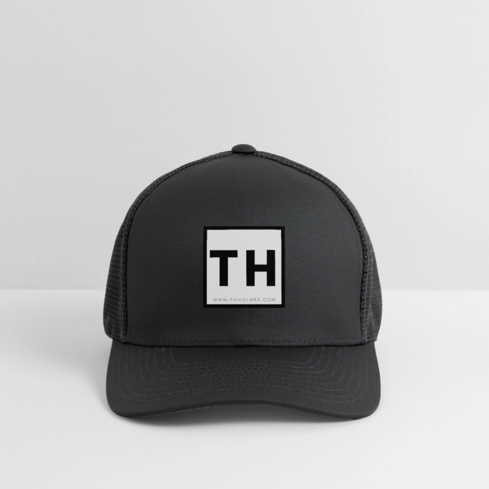 Flexfit Fitted Baseball Cap with TH Logo - charcoal
