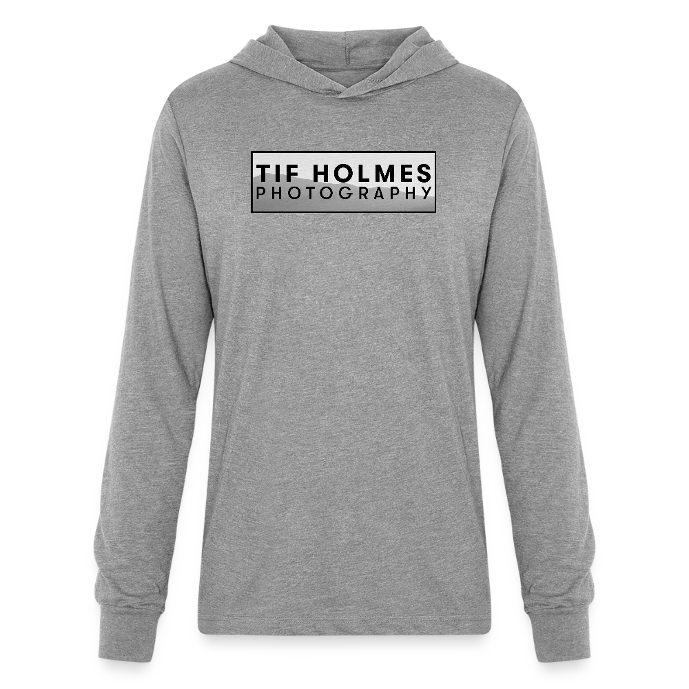 Unisex Long Sleeve Hoodie Shirt - heather grey