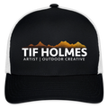 Flexfit Fitted Baseball Cap - black/white