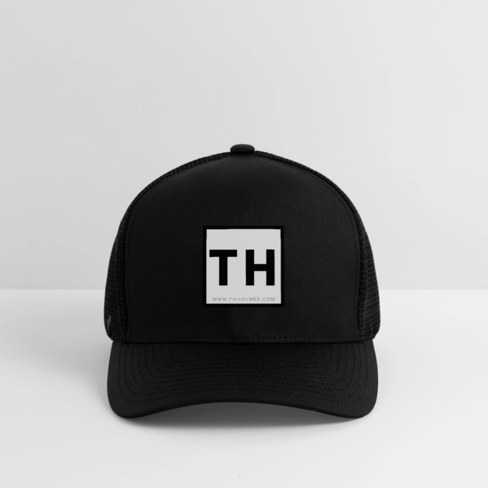 Flexfit Fitted Baseball Cap with TH Logo - black
