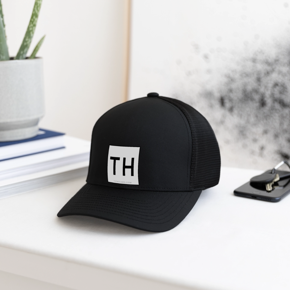 Flexfit Fitted Baseball Cap with TH Logo - black