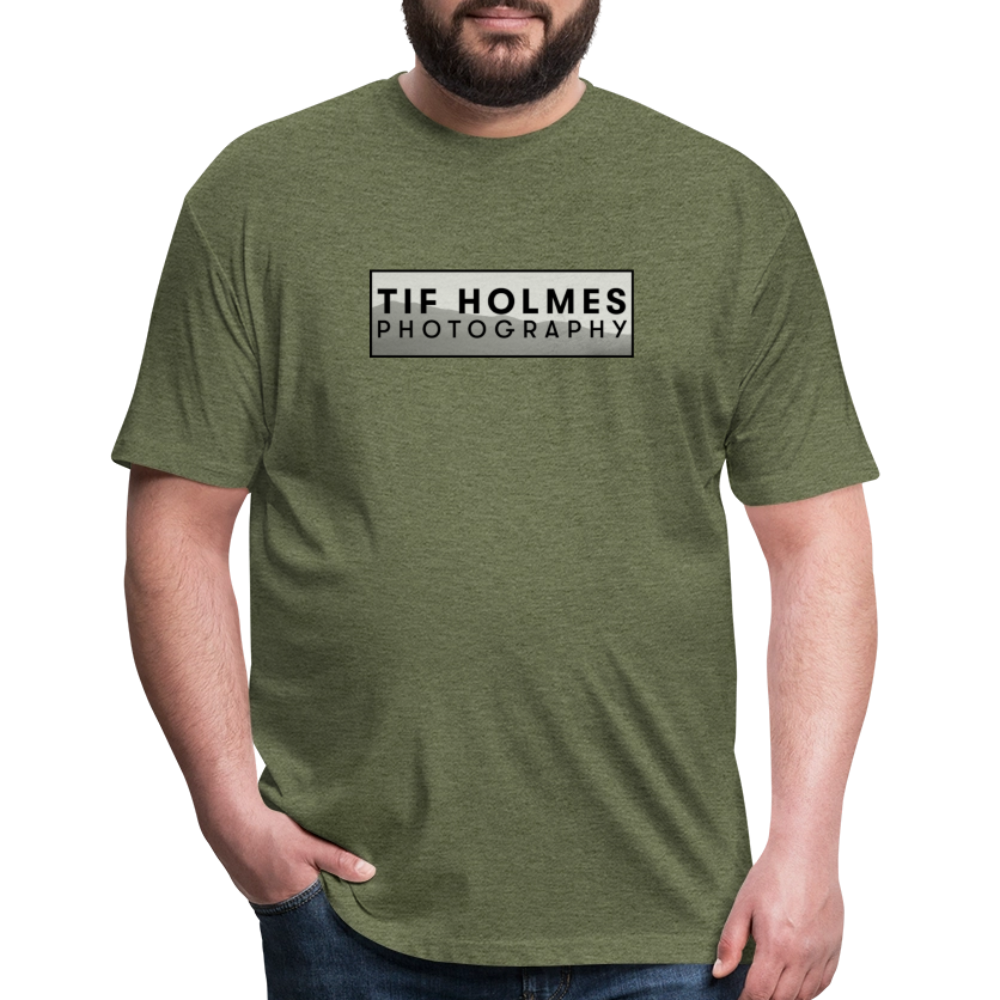 THP Logo Fitted Cotton/Poly T-Shirt by Next Level - heather military green