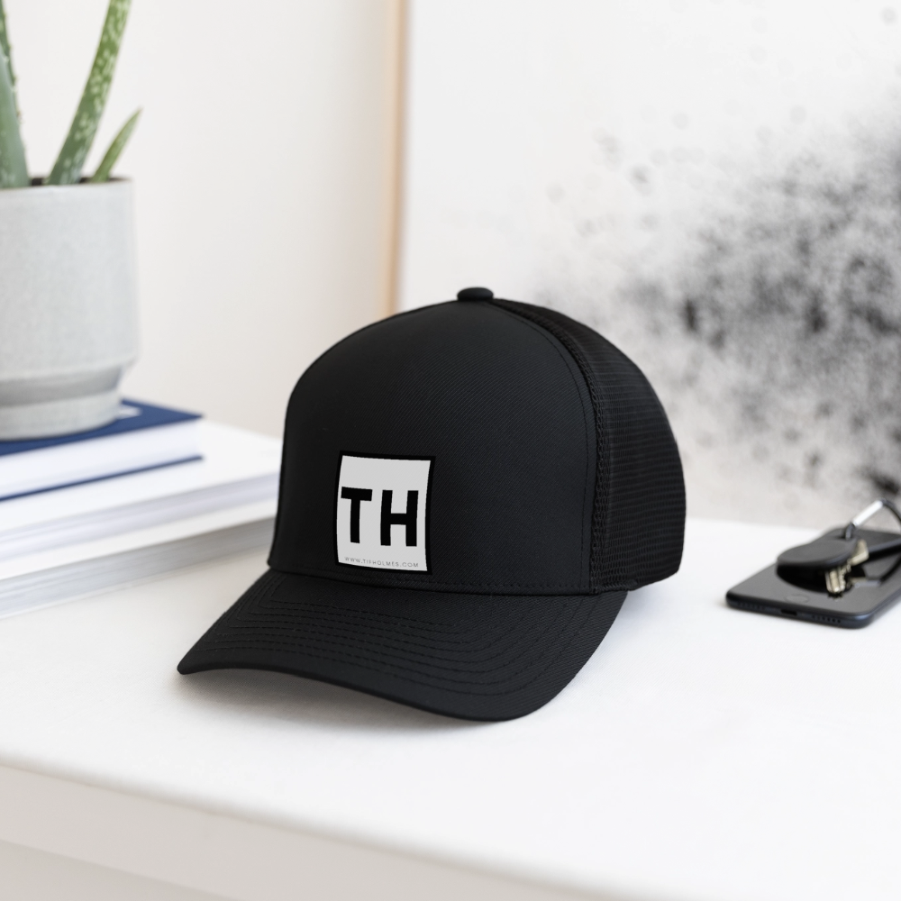 Flexfit Fitted Baseball Cap with TH Logo - black