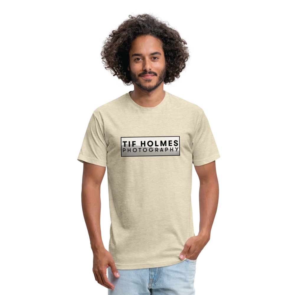 THP Logo Fitted Cotton/Poly T-Shirt by Next Level - heather cream
