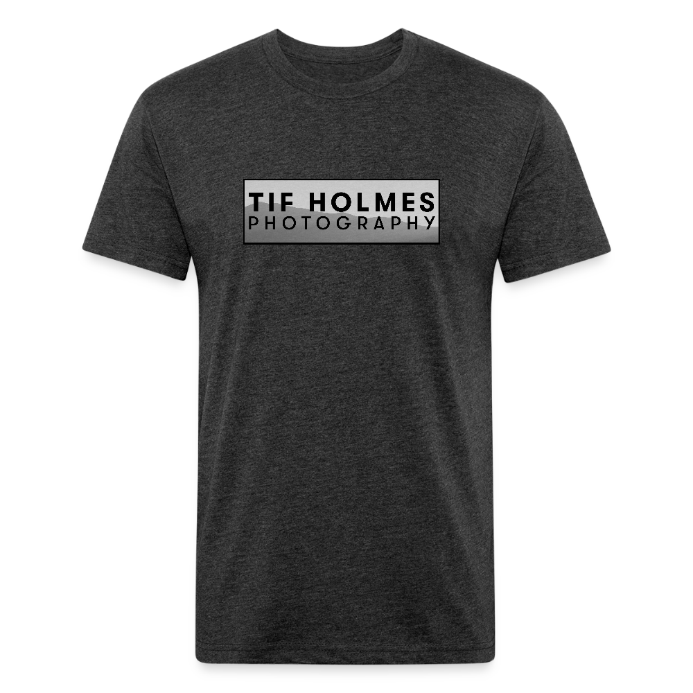 THP Logo Fitted Cotton/Poly T-Shirt by Next Level - heather black