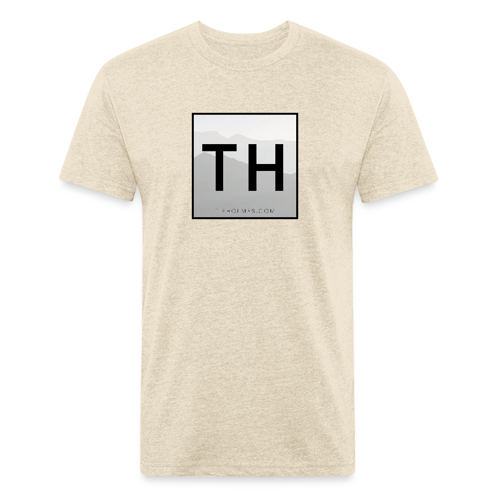 TH Square Logo Fitted Cotton/Poly T-Shirt by Next Level - heather cream