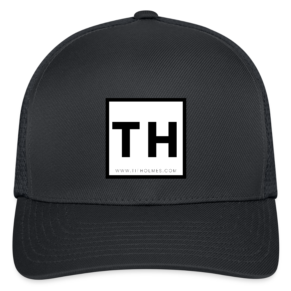 Flexfit Fitted Baseball Cap with TH Logo - charcoal