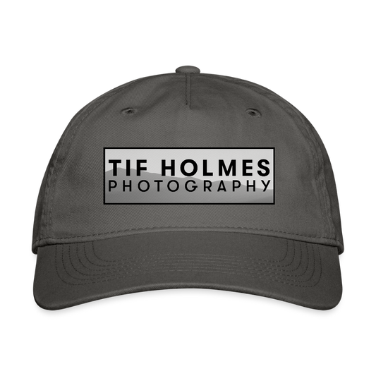 THP Logo Organic Baseball Cap - charcoal