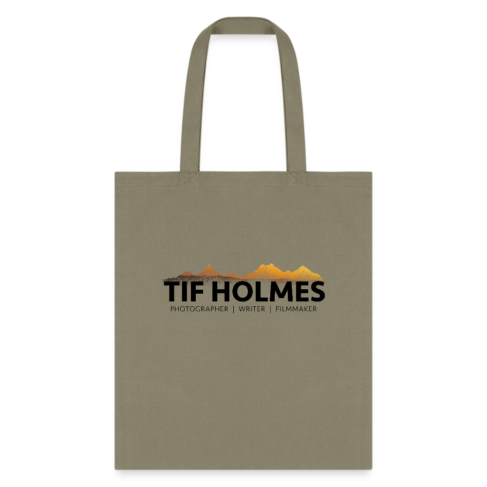 "TIF HOLMES LOGO" Tote Bag - khaki