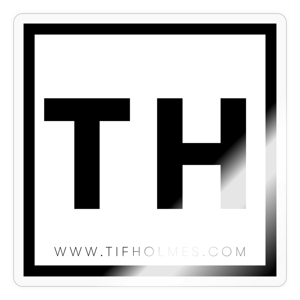 TH Logo Sticker - transparent glossy