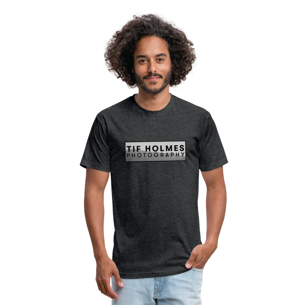 THP Logo Fitted Cotton/Poly T-Shirt by Next Level - heather black