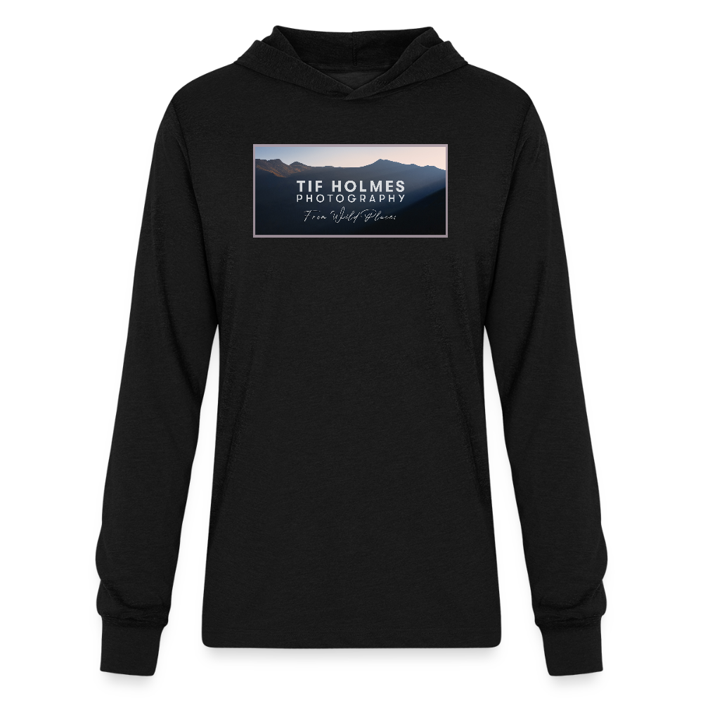 Unisex Long Sleeve Hoodie Shirt - black