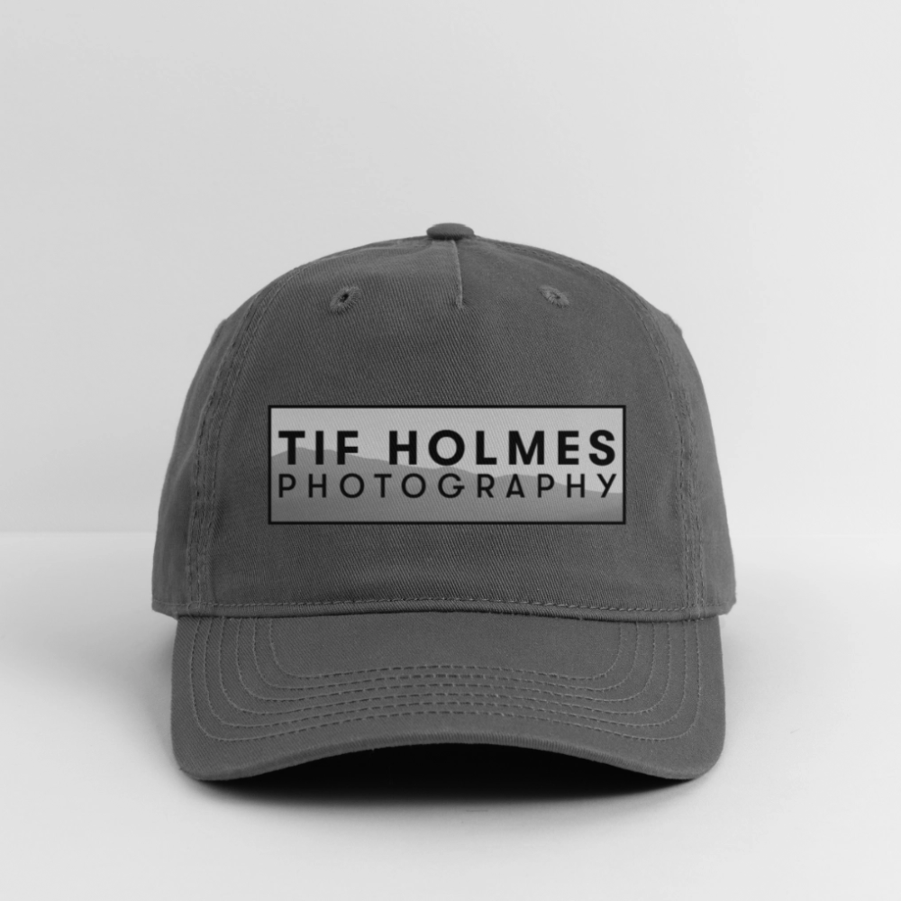THP Logo Organic Baseball Cap - charcoal