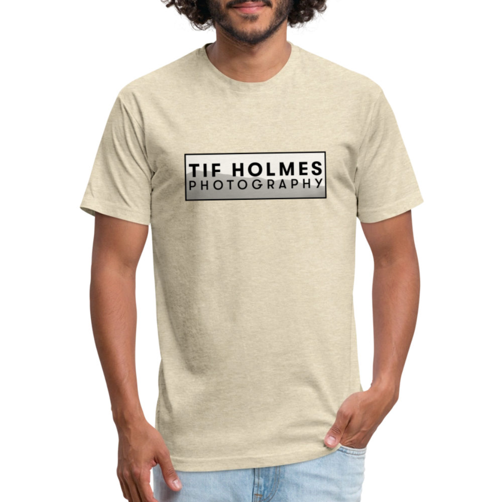 THP Logo Fitted Cotton/Poly T-Shirt by Next Level - heather cream