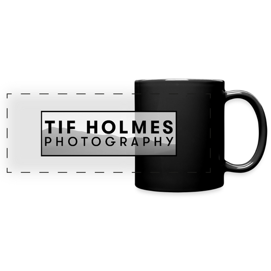 Full Color Panoramic Mug - black