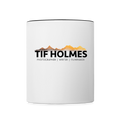 "TIF HOLMES LOGO" Contrast Coffee Mug - white/black
