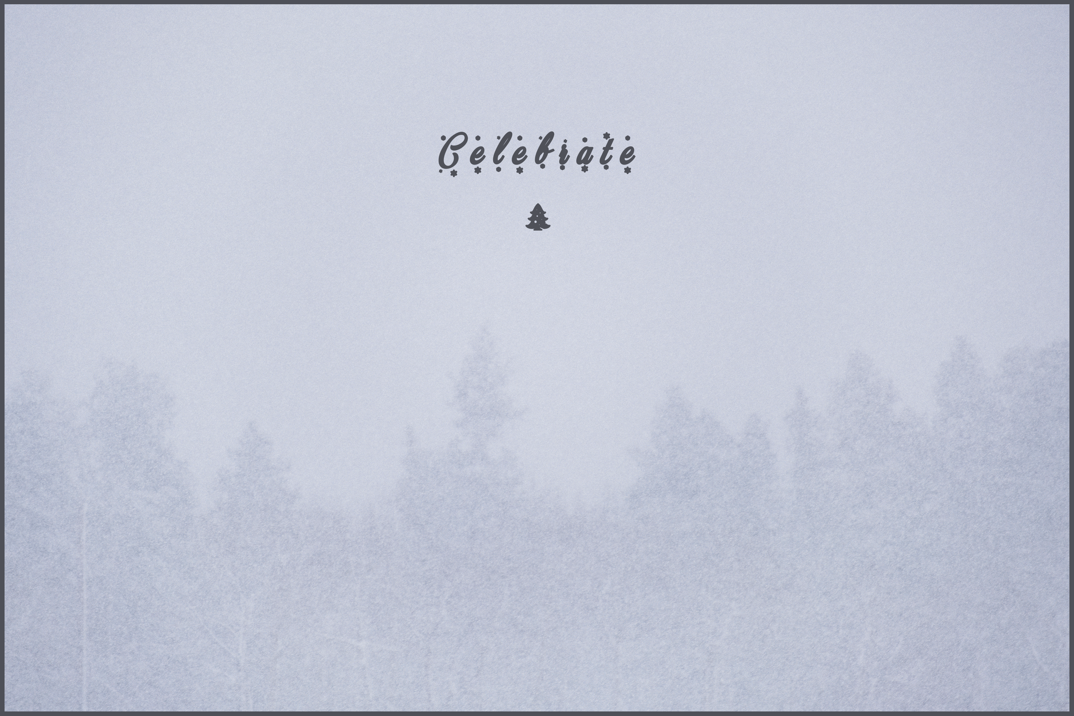 'Low Visibility' Holiday Greeting Cards (Set of 25)