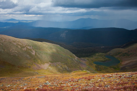 Horseshoe Lake from Mount Walter