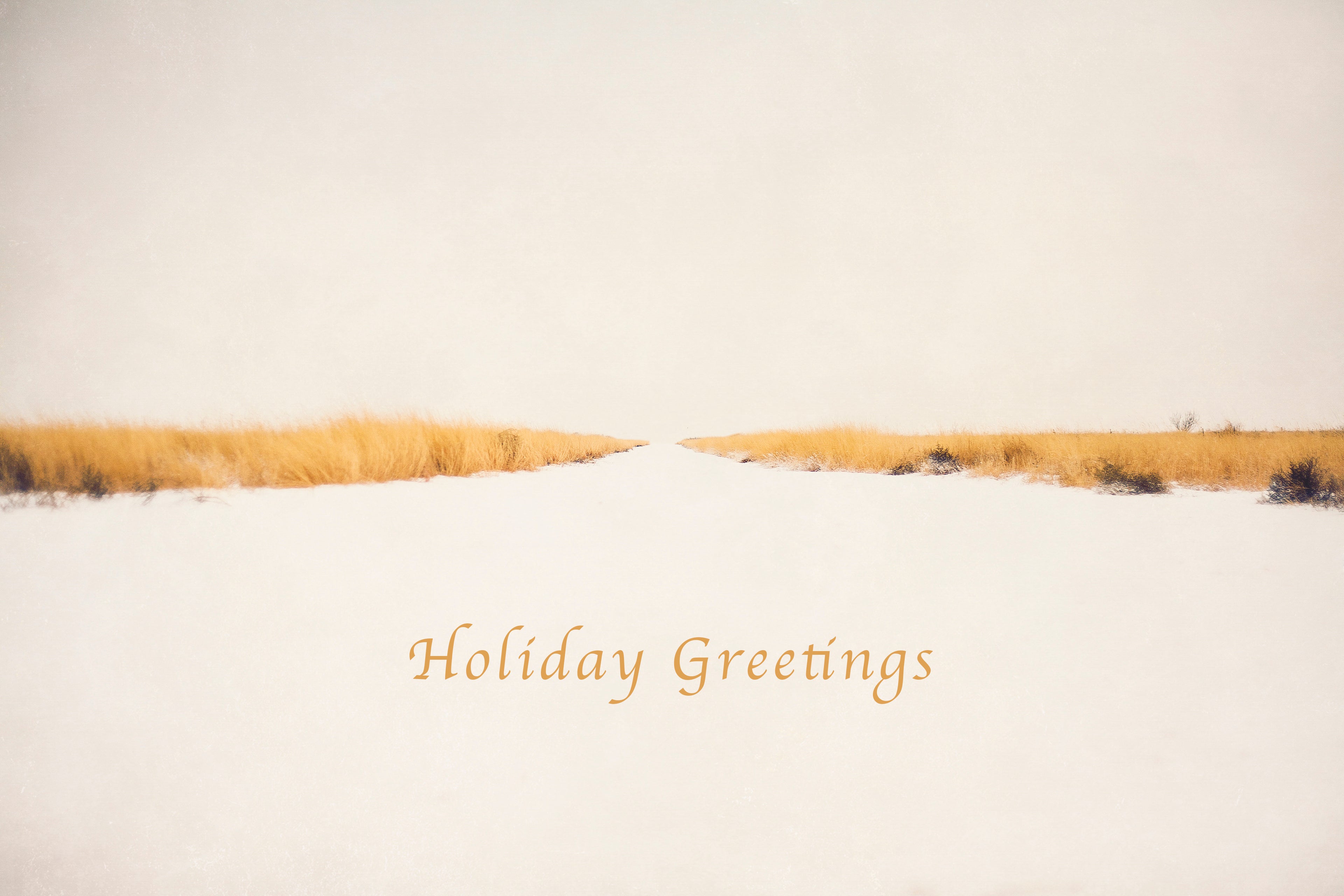 Winter Farm Road Holiday Greeting Cards (Set of 25)