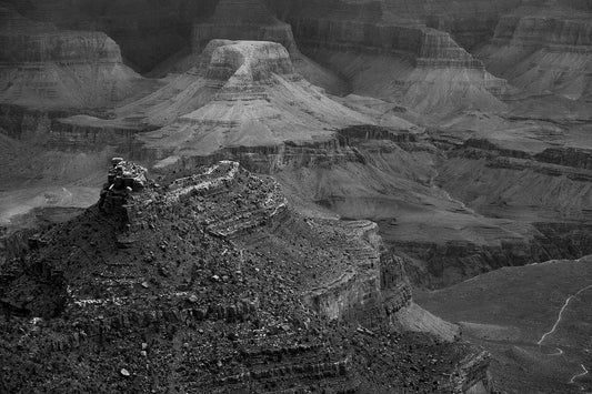 Grand Canyon Monochrome Landscape