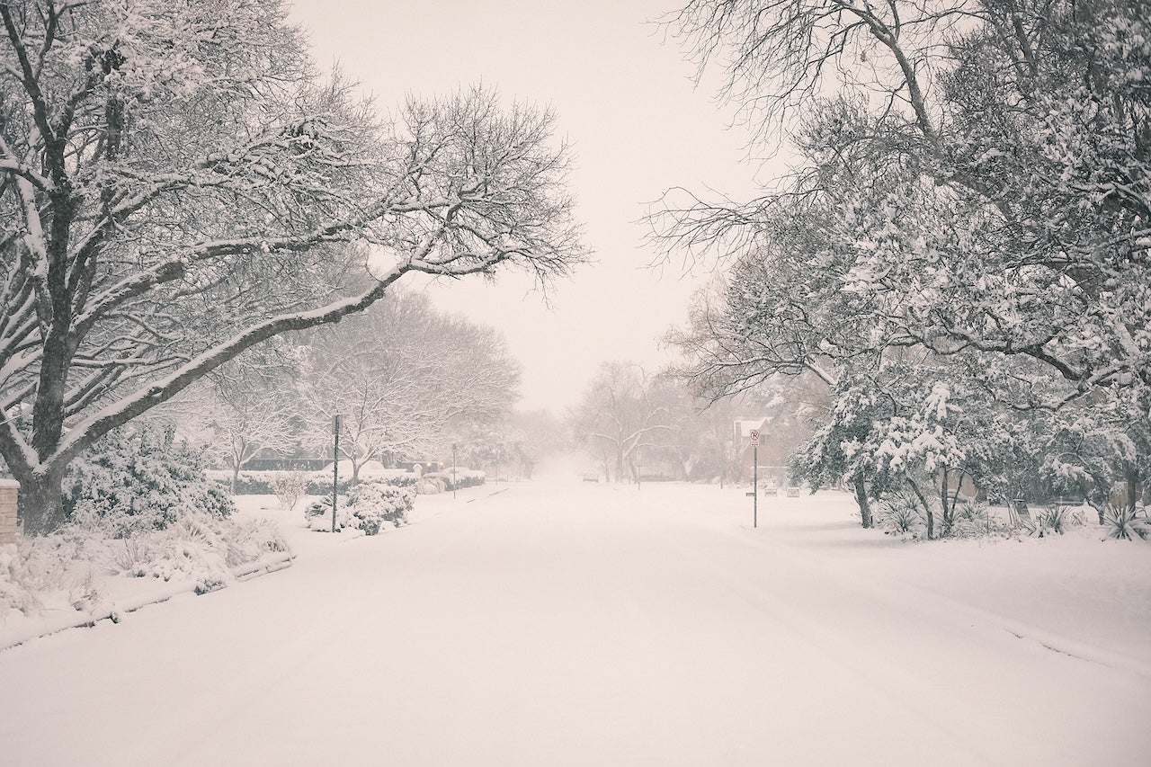 20th Street in Winter Storm