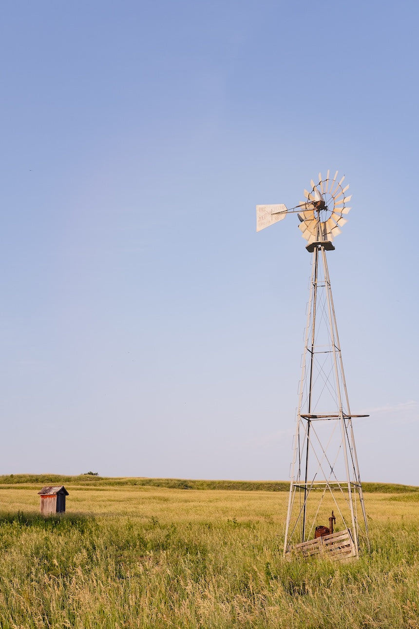 Historic Windmill and Outhouse