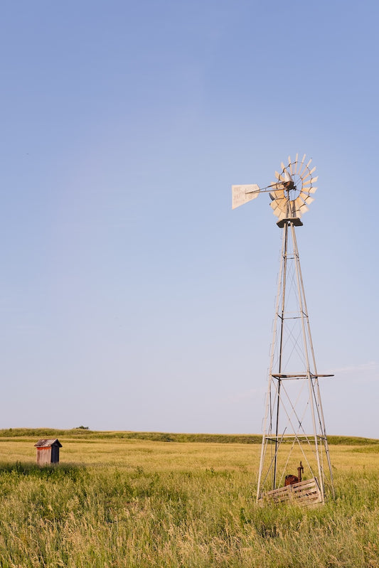 Historic Windmill and Outhouse