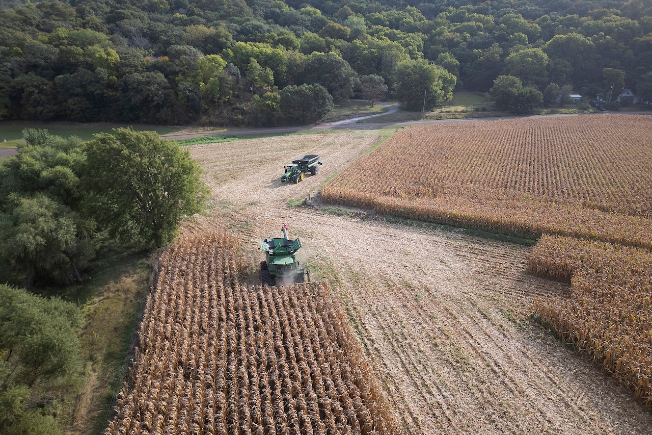 Aerial Corn Harvest III