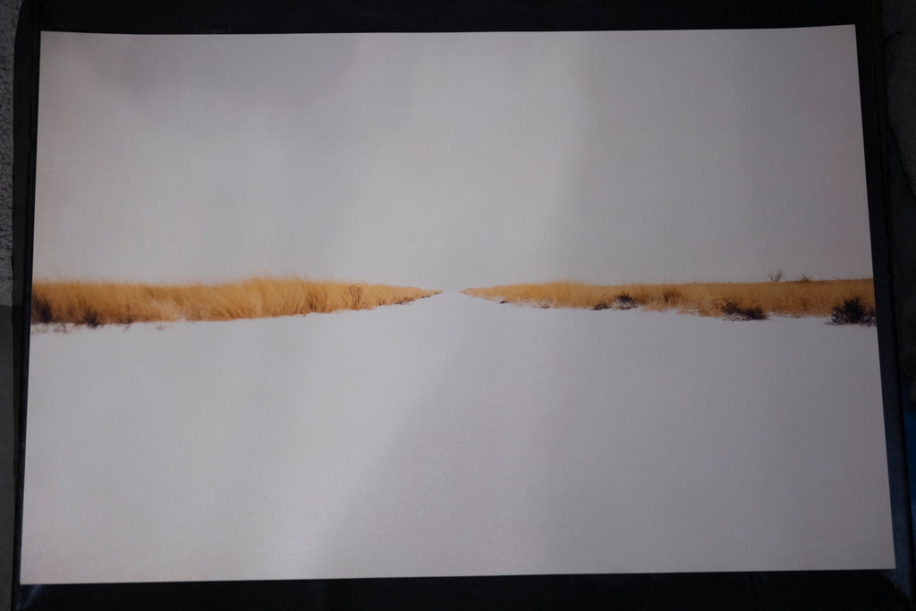 Winter Farm Road - 16" x 24"