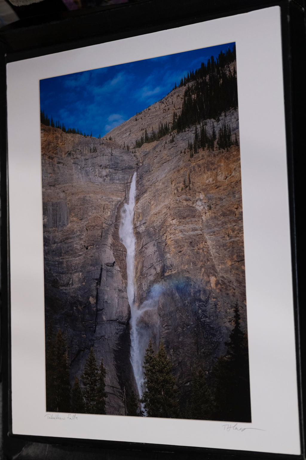 Takkakaw Falls - matted to 20" x 16"