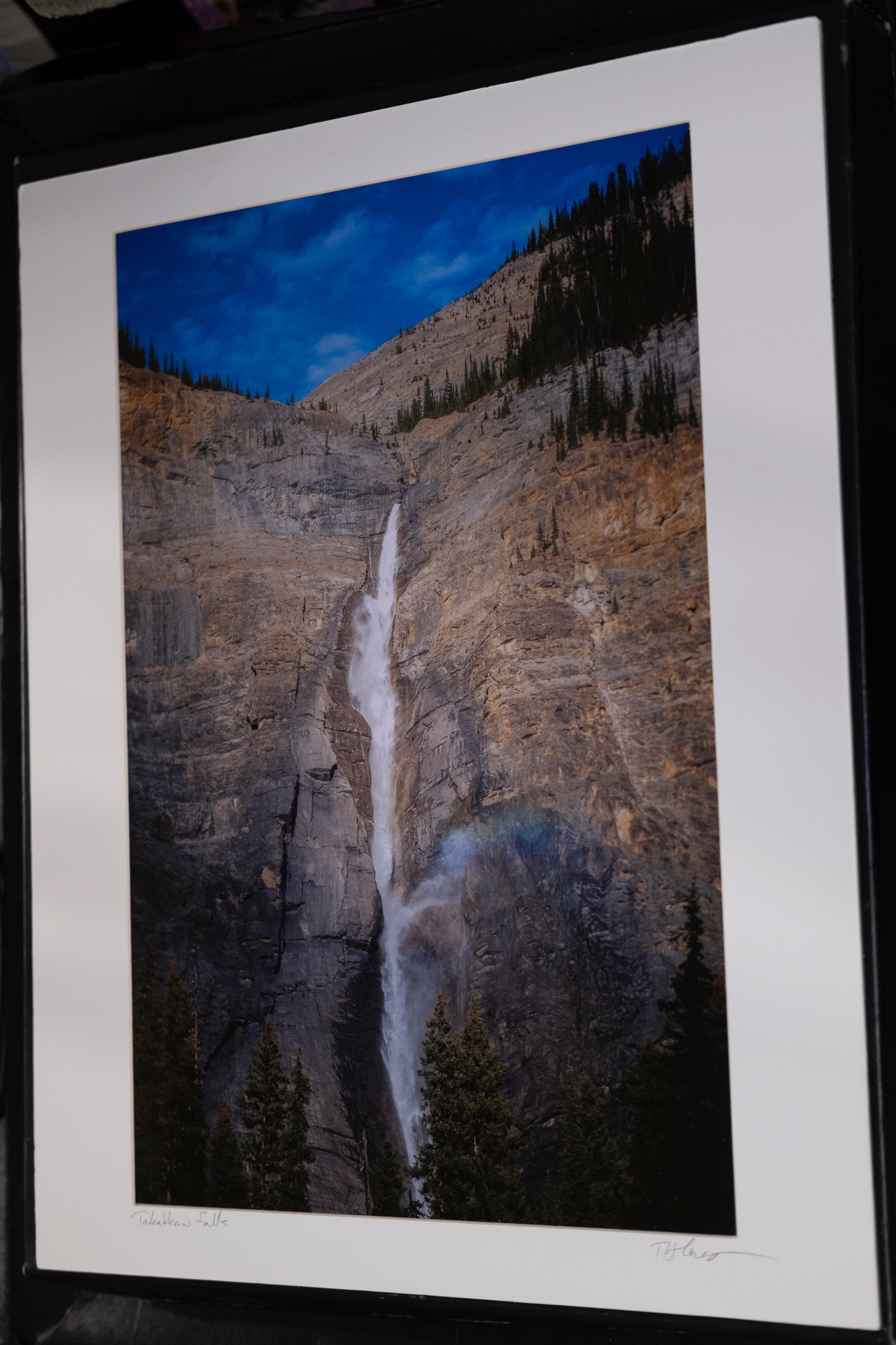 Takkakaw Falls - matted to 20" x 16"