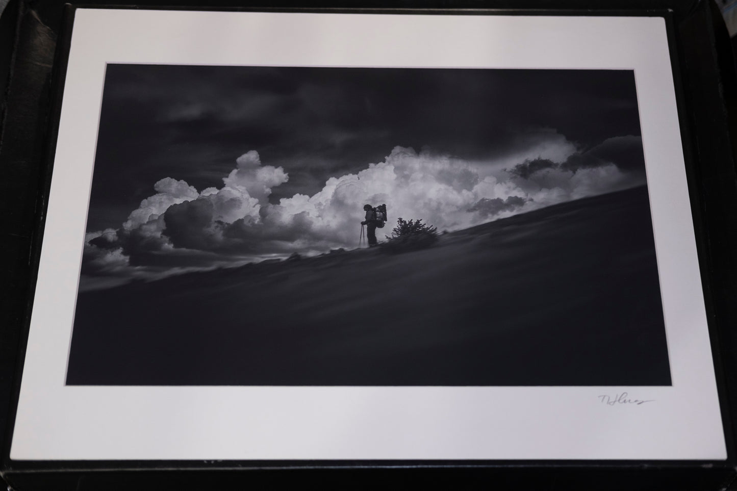 The Backpacker - matted to 16" x 20"