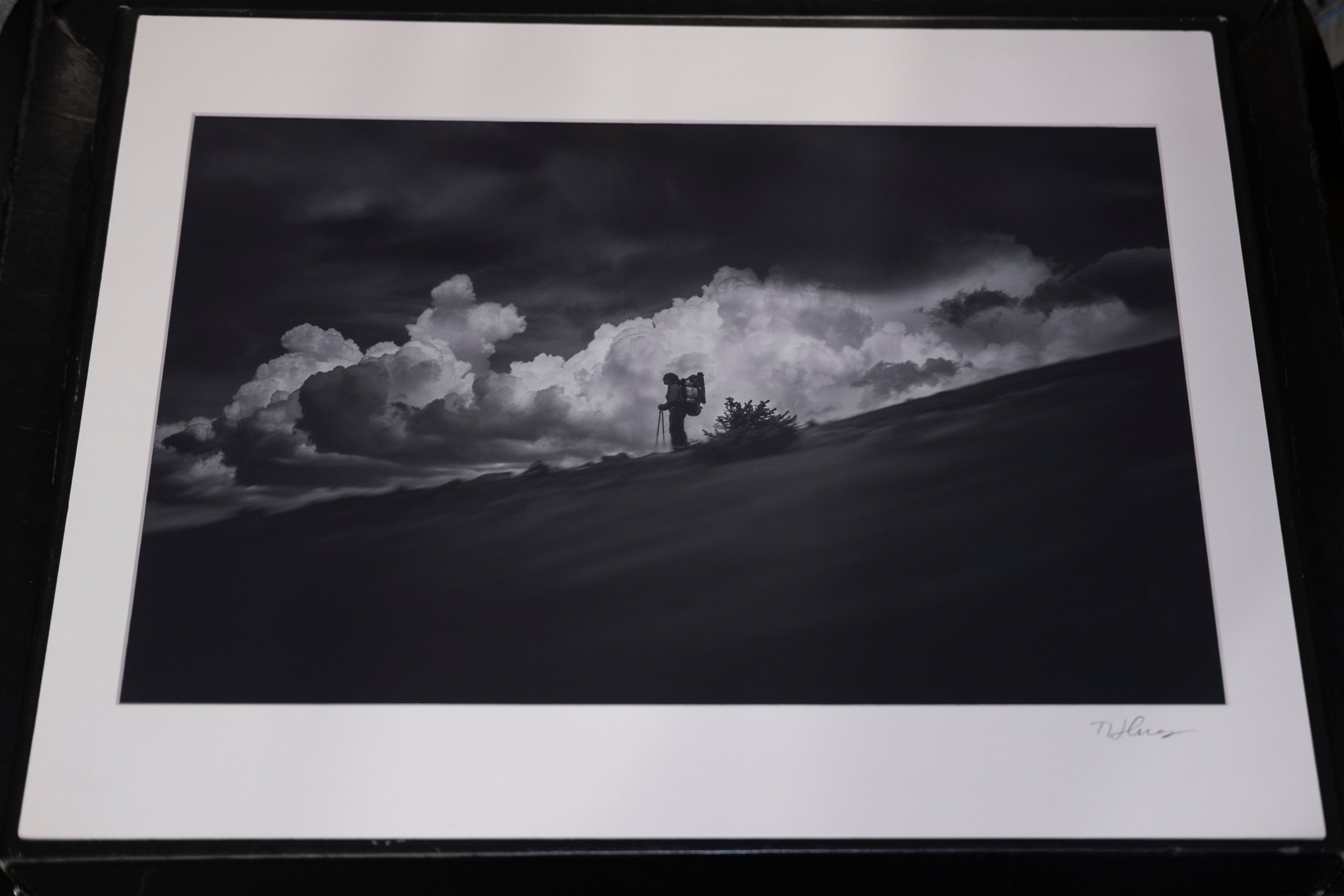 The Hiker - matted to 16" x 20"