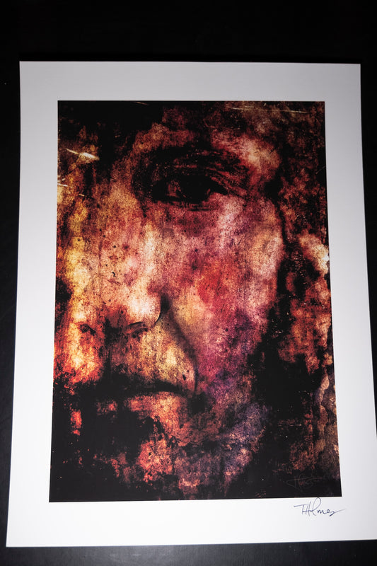 Self Portrait of a Savior I (9x12)