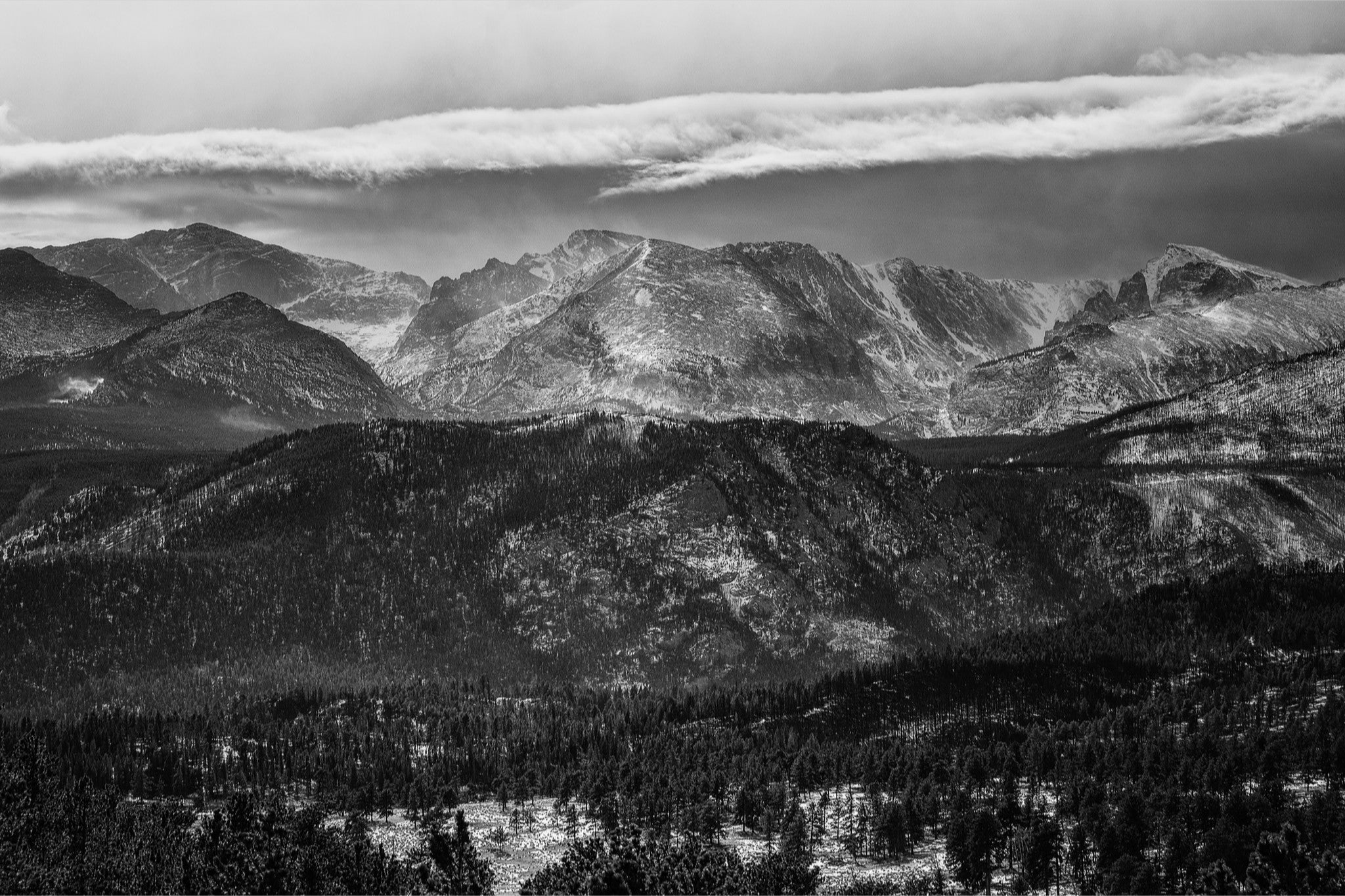 Front Range Layers in BW