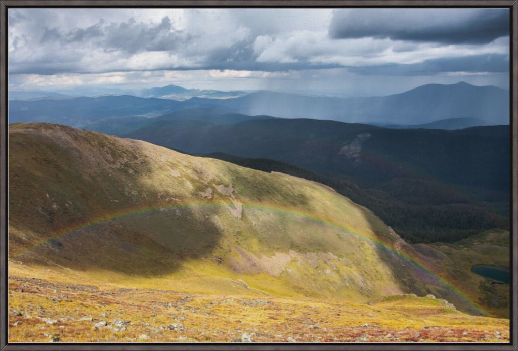 Double Rainbow from Mt. Walter