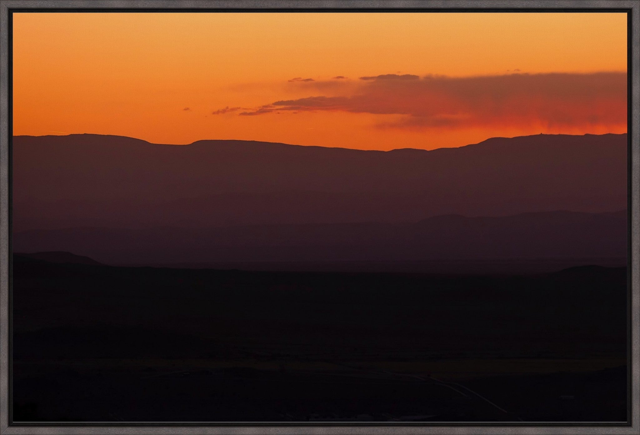 Layers of a Setting Sun