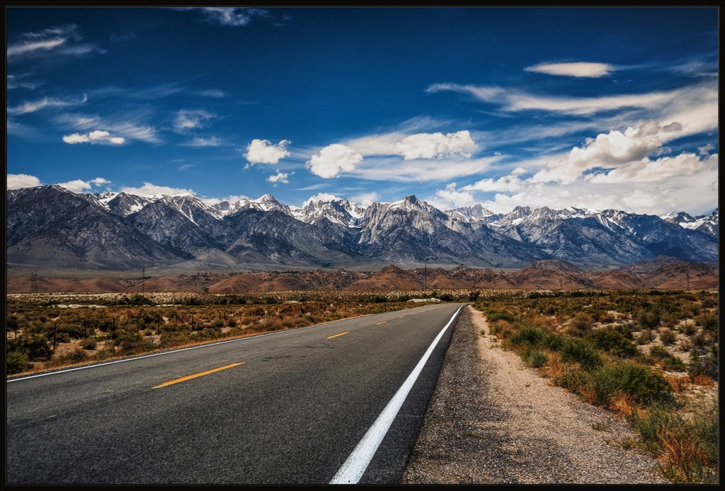 Highway to Lone Pine & Mt. Whitney