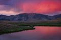 Fire on the Pond