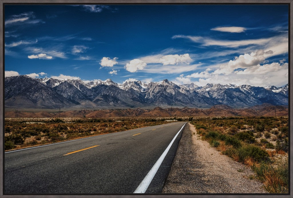 Highway to Lone Pine & Mt. Whitney