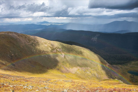 Double Rainbow from Mt. Walter