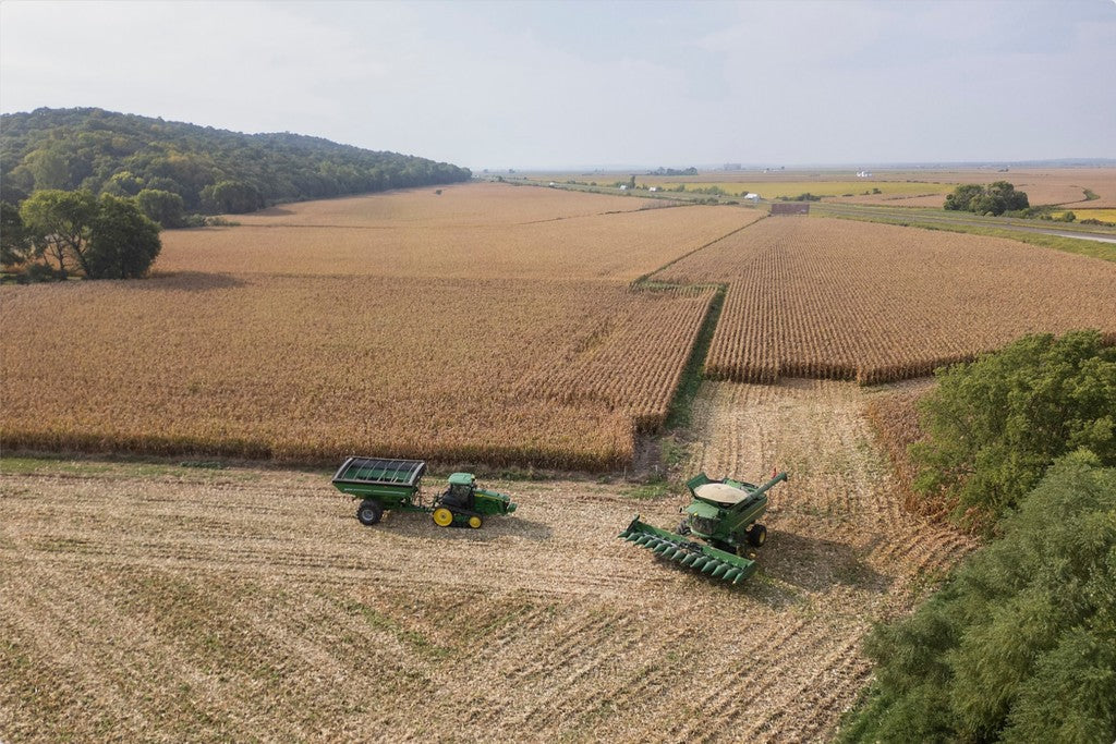 Aerial Corn Harvest I